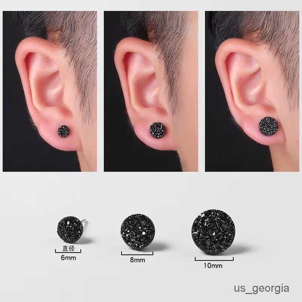 

stud new magnetic earrings without holes for men and women street trend ear clip crystal trend party gift, Golden;silver