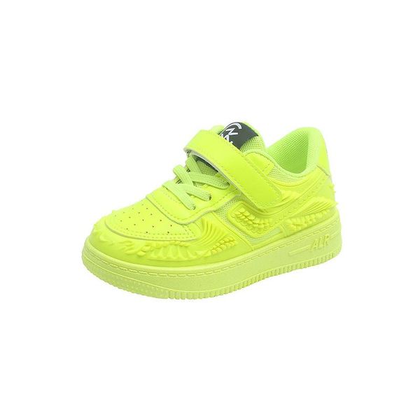 

athletic kids shoes trainers toe footwear child spring white all-match boys sneakers girls candy-colored single e4100, Black