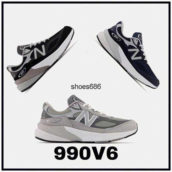

2023 putian nb990v6 suede presidential jogging sports casual men and women's dad shoes with high quality, Black