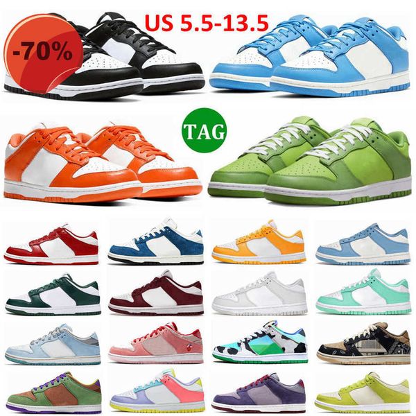 

sandals with box mens women sb running shoe panda lows casual shoes university red laser orange unc georgetown syracuse p dust pink dunks lo, Black