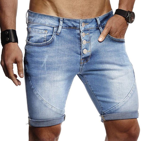 

men's shorts spring summer leisure streetwear men's denim shorts fashion solid color slim fit short jean mens casual skinny jeans, White;black