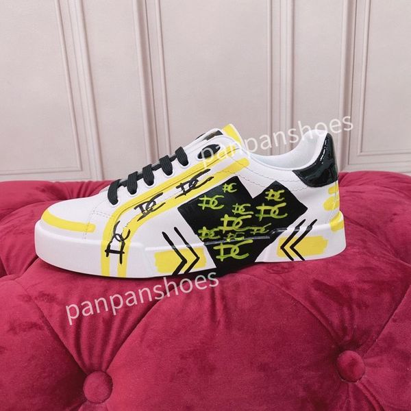 

fashion casual shoes men womens designer leather lace-up sneaker fashion lady flat running trainers letters woman shoes platform men gym sne, Black