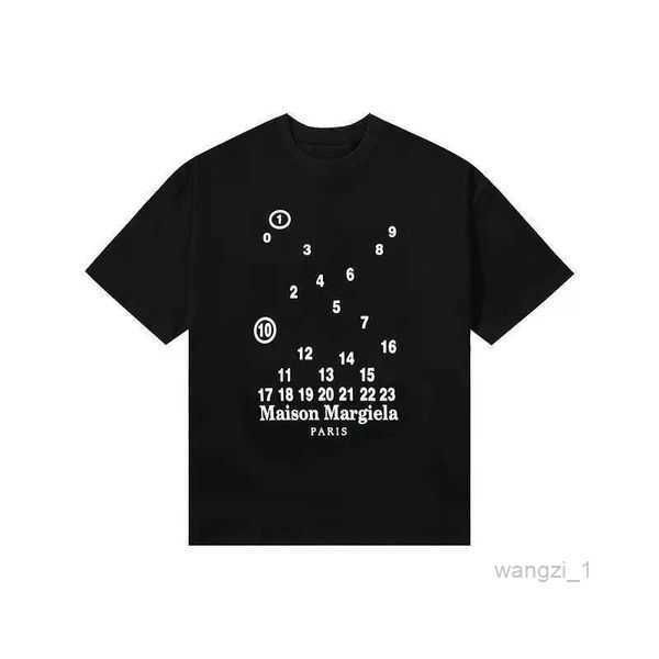 

fashion brand luxury marc margiela style new mm6 magera digital print pullover short and qlsm 5agh, White;black