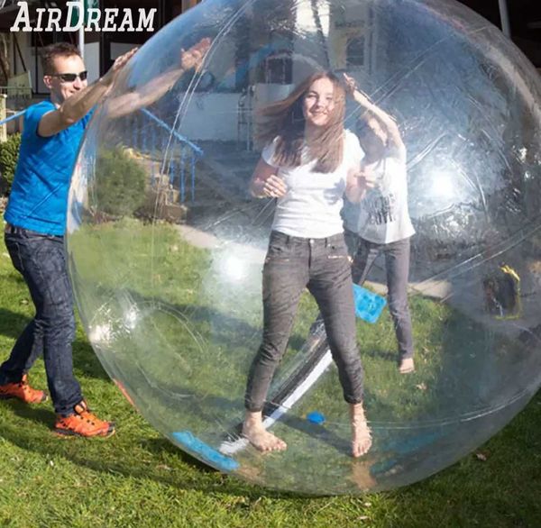 

wholesale 2.0m diameter inflatable water walking ball human dance balloon pvc walk on rolling ball for kids