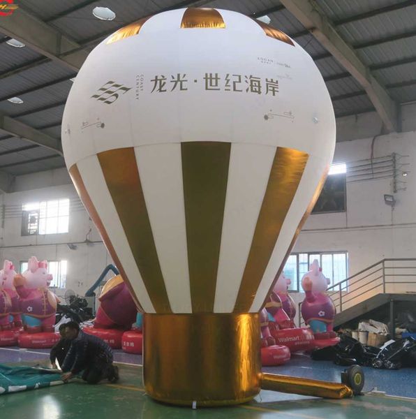 

6m delivery outdoor activities commercial advertising giant inflatable ground balloon with for sale