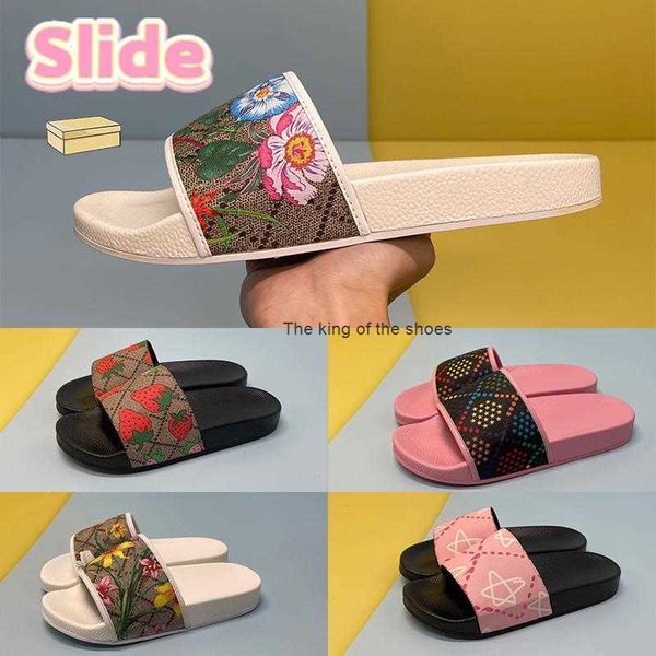 

2023 sandalswith box beach slippers men shoes interlocking g matelasse red black web slide sandals rubber white bloom leather men women slid