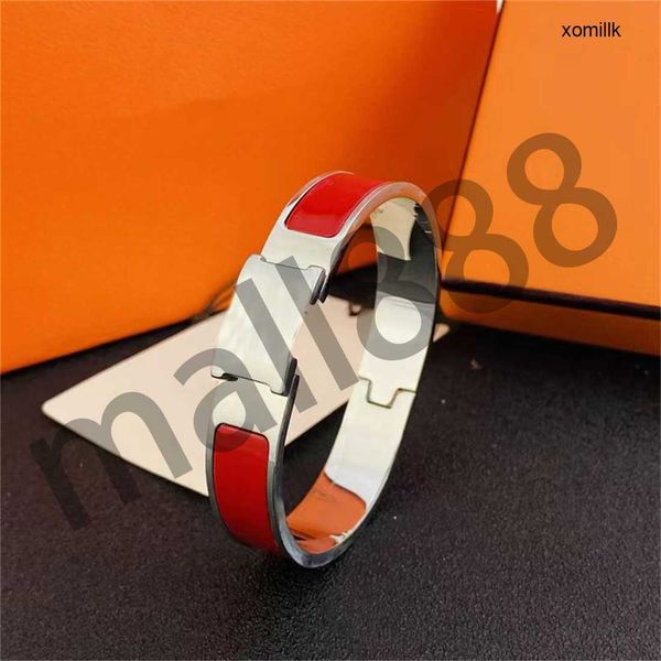 

designer h letter silver color series bracelet luxury brand plated gold men's fashion daily accessories party wedding cll d4as, Black