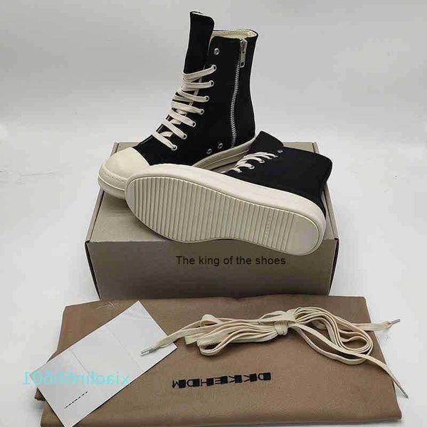 

2023 og2023 luxury rick designer ro boots shoes owens dress shoes canvas sneakers for men and women s shoelaces high soled casual shoes 4l8e