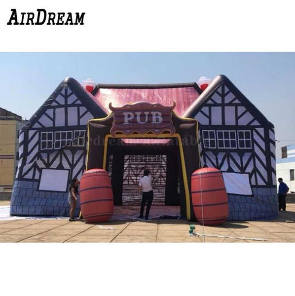 

8m portable outdoor 6x4m 8x5m inflatable irish pub bar tent for party event