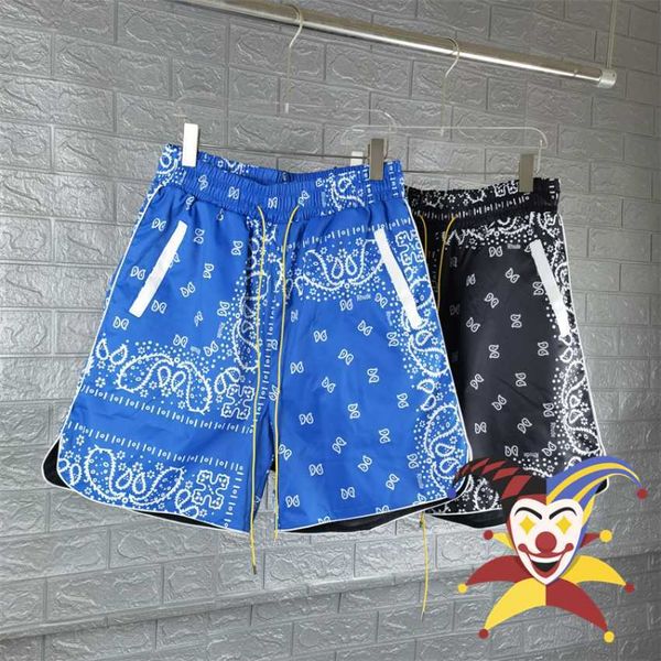 

men's shorts cashew printing shorts men women drstring vintage shorts j230503, White;black