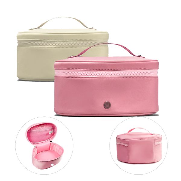 

zipper oval access stuff sacks toiletry bag luxury lulu lemon womens duffel wash clutch bags woman mens designer tote nylon handbag makeup 3