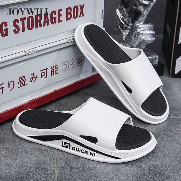 

slippers joywill sandal olahraga pria baru tebal sol anti selip pantai luar ruangan kasual jepit sepatu rumah musim panas untuk 230428, Black