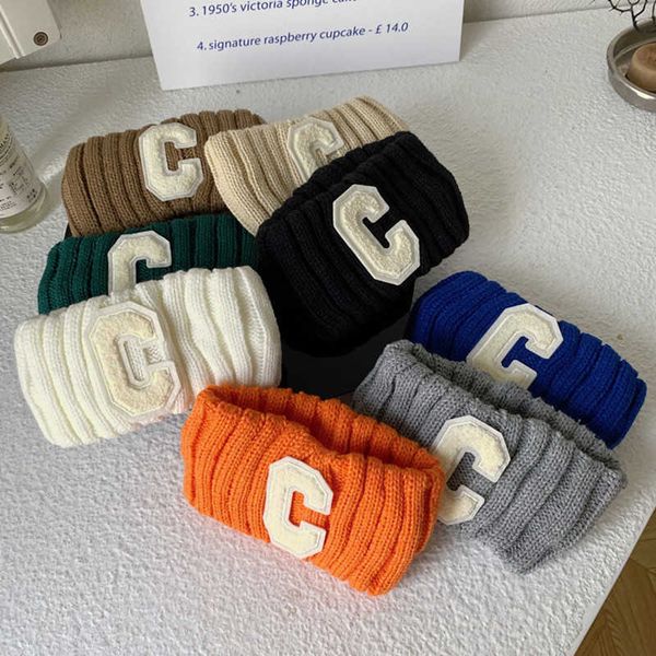 

headbands winter letters wool knitted headbands fashion hair accessories women widesided elastic hairbands sports wash hair hoop headwear j2, Silver
