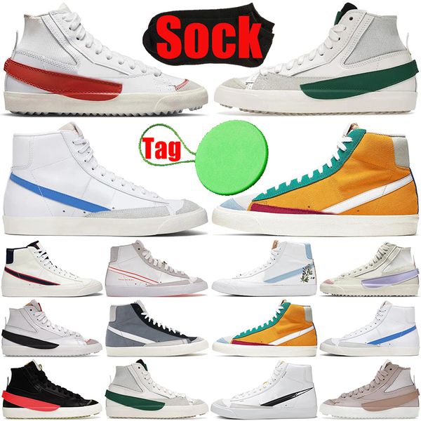 

designer blazer blazers mid 77 vintage shoes for men women casual vintage jumbo white black red sneakers low jumbo mens womens trainers runn