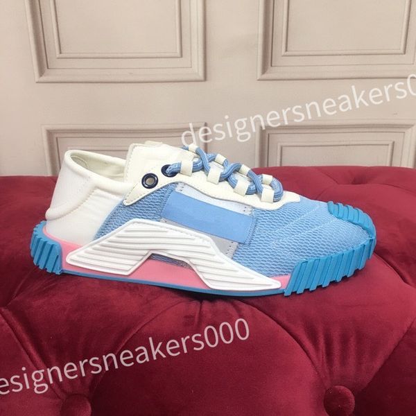 

2023 new luxury designer women men casual shoes fashion genuine leather trainers women's travel shoes sneakers platform lace up mens, Black