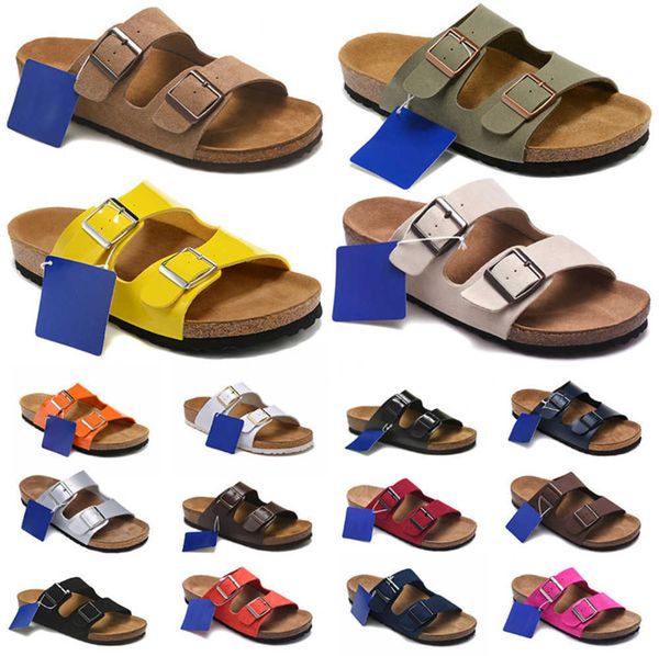 

sandals 2023 designer birks mens flip flops arizona slippers black white brown red suede snake leather clogs men women beach shoes motion cu