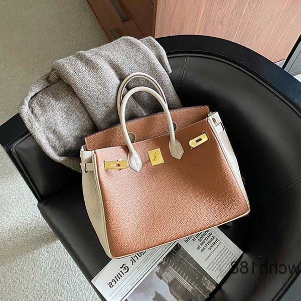

bag bags birkins luxury high-quality 2023 designer leather women's togo first layer cow color classic single shoulder handbag