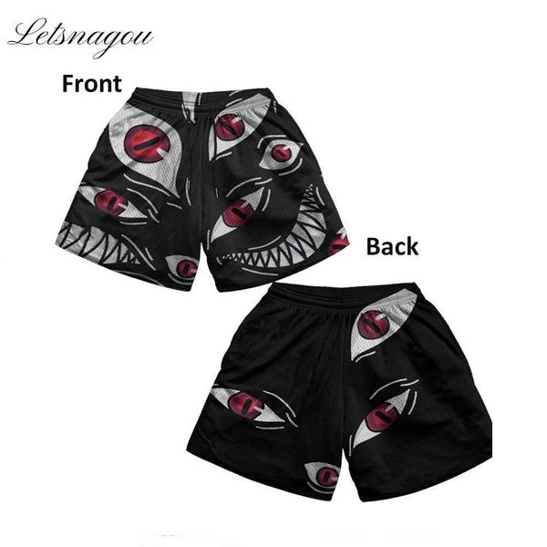 

men's shorts anime gym shorts men mesh running shorts men quick dry loose sport basketball training shorts male sportswear summer men s, White;black
