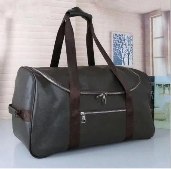 

duffel bags men traveling bag large casual tote handbag women shoulder handbag wear resistant leather pouch ulti pochette