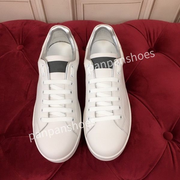 

2023new fashion casual shoes women designer leather lace-up sneaker fashion lady flat running trainers letters womans shoes platform womens, Black
