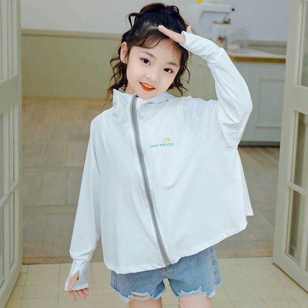 

childrens sun protection clothing jackets womens summer uv ice silk protective, Blue;gray