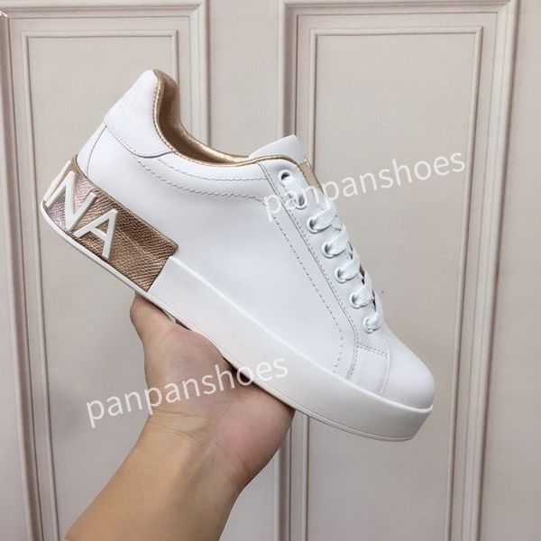 

2023new fashion casual shoes mens designer leather lace-up sneaker fashion lady flat running trainers letters womans shoes platform women gy, Black