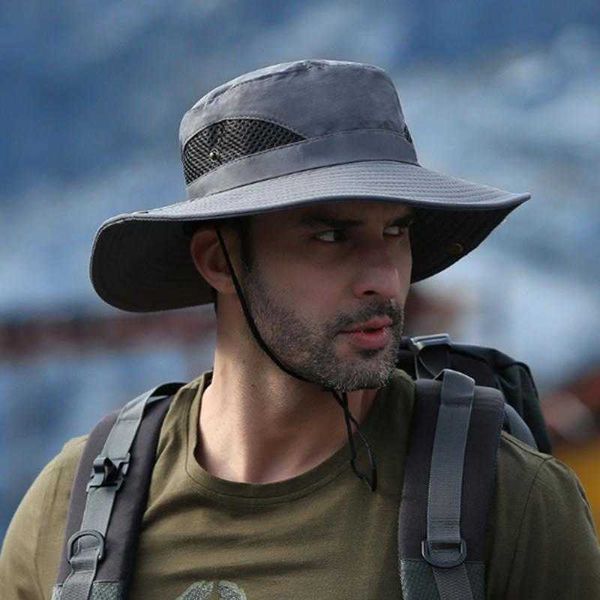 

outdoor hats waterproof fisherman hat women summer sun antiuv protection camping hiking mountaineering caps men's panama bucket outdoor, Black;white