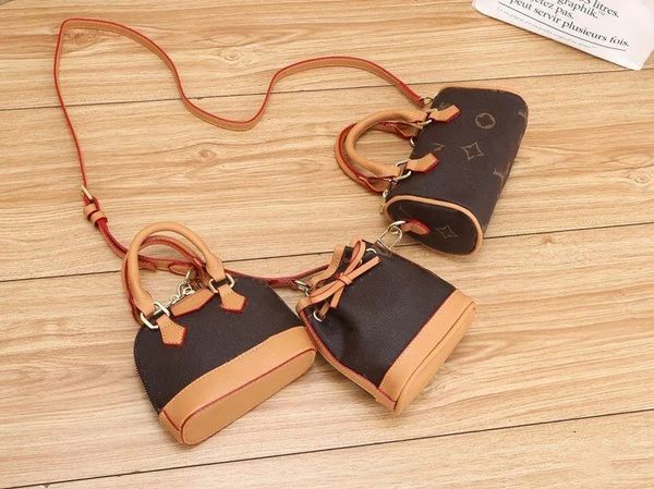 

mt luxury nano speedy alma noe bags 3 sets in 1 trio mini icones crossbody shoulder purses leather strap monograms 3 wallets lady crafted gi