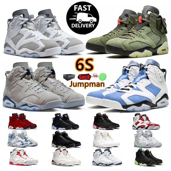 

2023 basketball shoes jumpman 6 6s university blue red oreo georgetown midnight navy cactus jack black infrared mens trainers outdoor sports