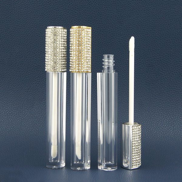 

100pcs/lot empty lip gloss tube cosmetic bottle wand refillable packaging container diy lipstick tool
