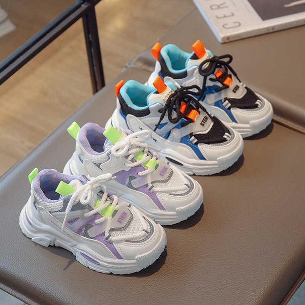 

athletic outdoor new child fashion vulcanized sneakers platform mix color flats little girls casual breathable boys walking shoes g01104 aa2, Black