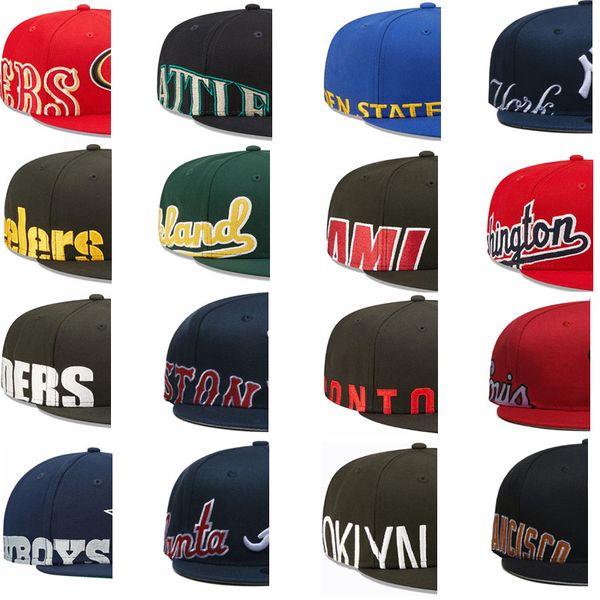 

designers football baketball caps sports embroidered team hat men's women outdoor vsior snapback casquette letters travel sun hat very, Blue;gray
