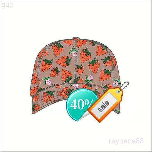 

2023years Quality Strawberry Baseball Caps Man's Cotton Cactus Classic Letter Ball Summer Women Sun Hats Outdoor Adjustable Snapback Cap13332