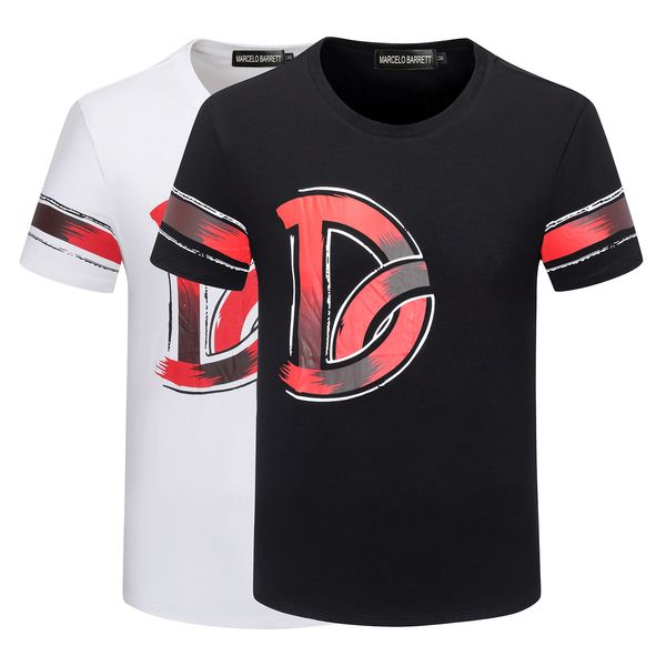 

marcelo berrett 2023ss new men's t-shirts mens designer brand t shirts women short sleeve italy fashion 3d printing quality 100% cotton, White;black