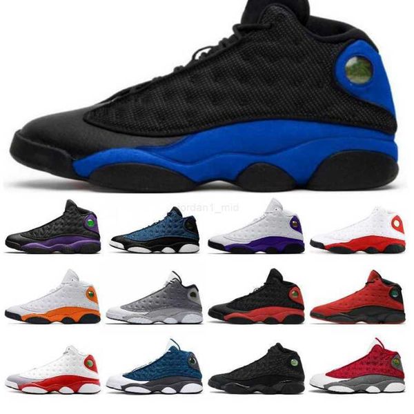

13s men women basketball shoes 13 french brave blue del sol obsidian flint court purple hyper royal starfish black cat bred mens trainers ou