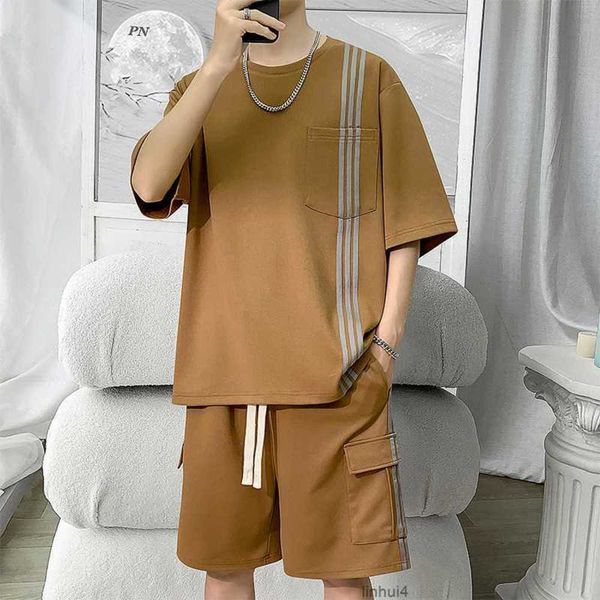 

men's hoodies & sweatshirts 2023 summer loose fitting youth breathable sports home style quality set for, Black