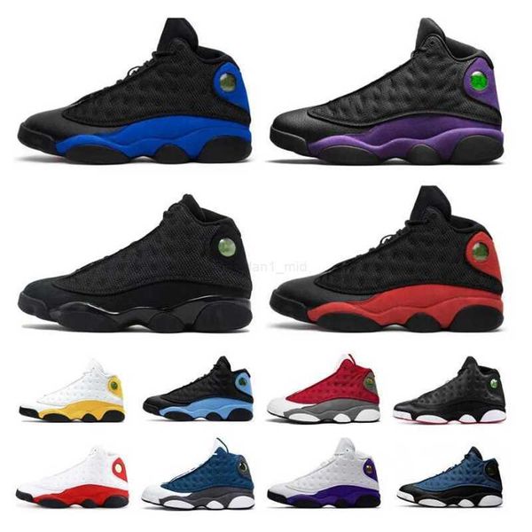 

13 13s basketball shoes black flint bred university blue french blue navy chicago black cat he got game del sol aurora green hyper royal pla
