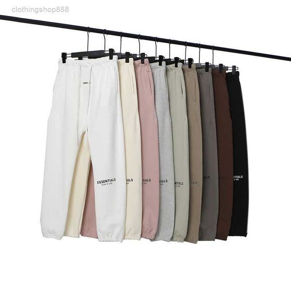 

men's essentail pants fog pressure adhesive printed plush fabric long for casual autumn and winter wei b3fa, Black
