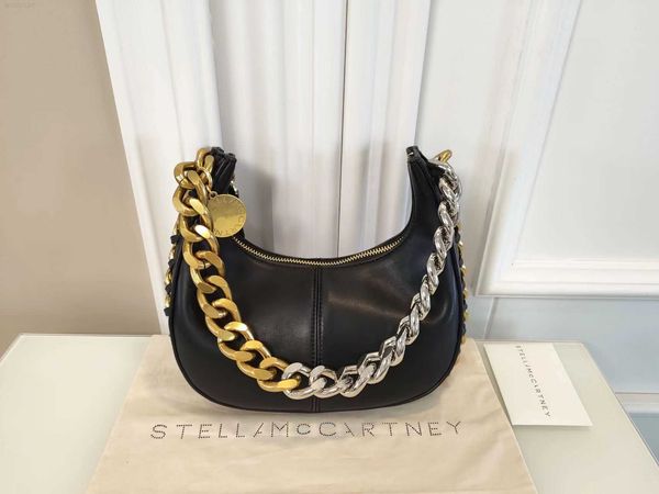 

2022 designer stella mccartney handbag shoulder chains bags axillary package for women brand real leather handbags lady luxury shopping bag