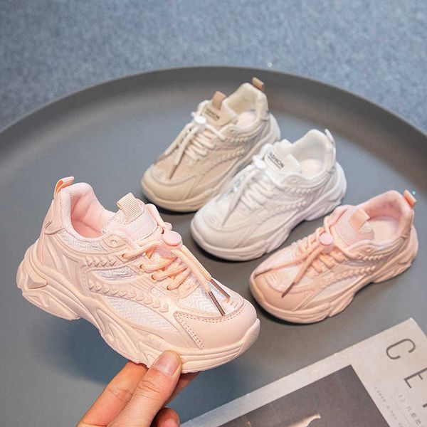 

athletic outdoor zapatillas children casual shoe girls cool white sports shoe mesh breathable spring autumn new boy casual shoes aa230503, Black