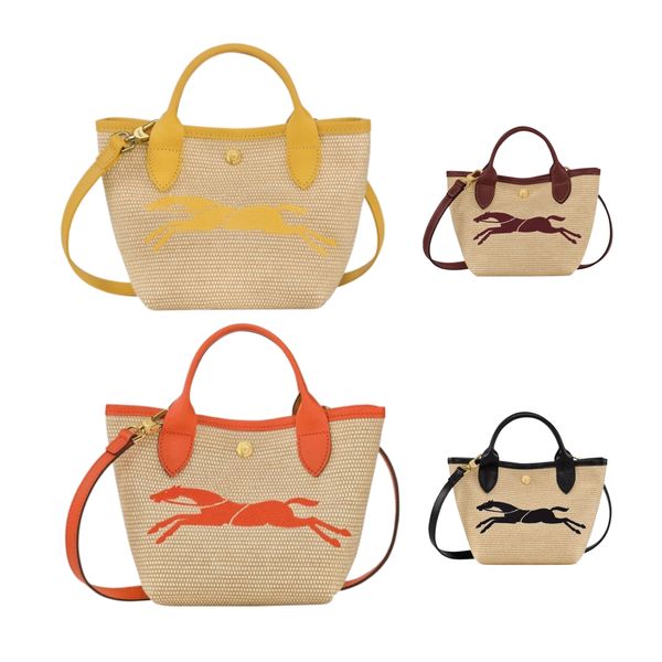 

womens longchammp raffia the tote bag mens le replay handbag beach straw weave mirror quality clutch bags cross body designer luxury fashion