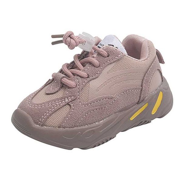 

athletic outdoor kruleepo baby children kids sports casual shoes big boys girls pu air mesh breathable running sneakers pvc anti-slippery so, Black