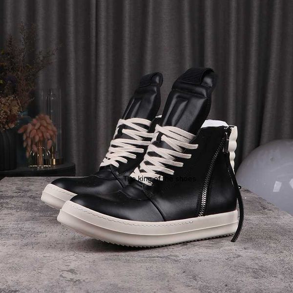

2023 ogrick ro owens man shoes casual sneakers high towomen's ankle bootcasual