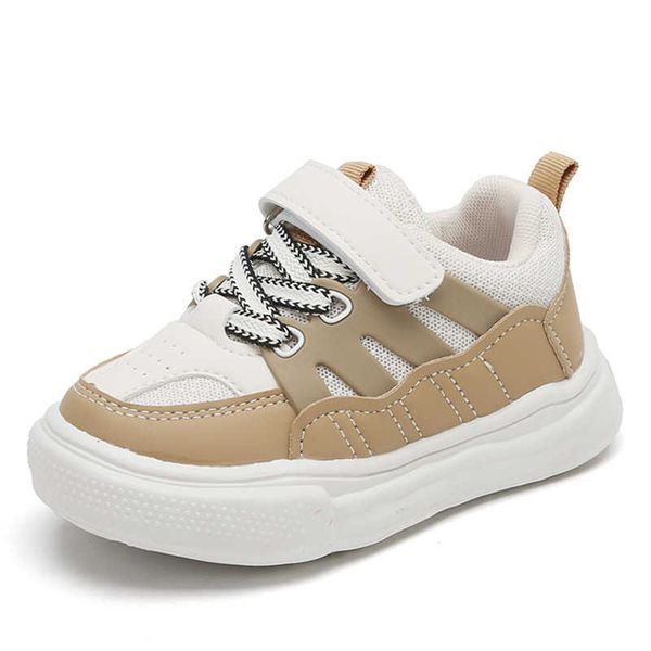 

athletic outdoor 2023 kids sports shoes spring girls boys breathable sneakers for children outdoor running shoes toddler flats 22-31 aa23050, Black