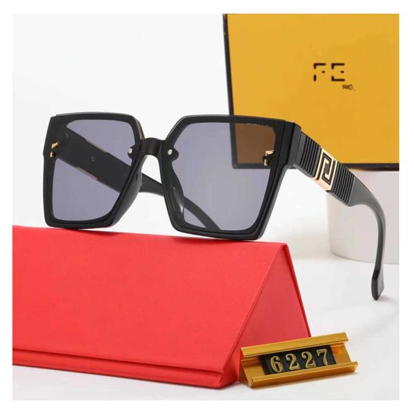 

luxury brand fd designer sunglasses classic fashion trendy channel mens women's sunglass temperament polarized uv proof strong glasses, White;black
