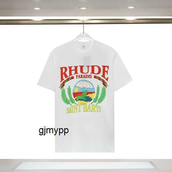 

fashion mens t shirts women designers t-shirts tees apparel man s casual chest letter shirt luxurys clothing polos sleeve clothes rhude tsh, White;black
