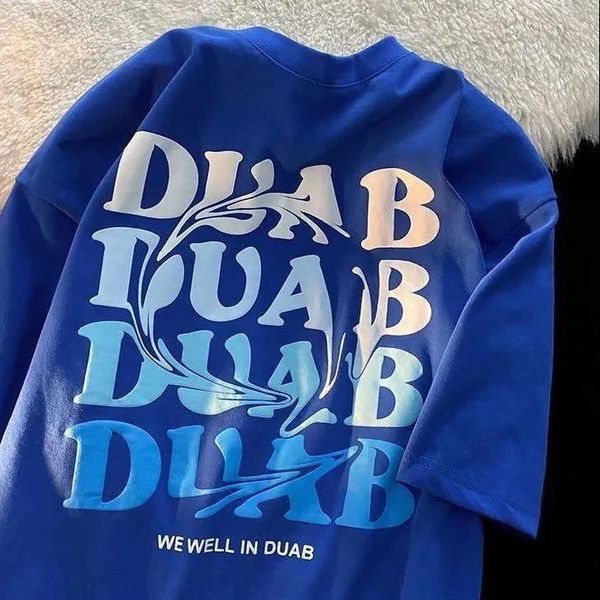 

men's t-shirts vintage personalized casual short sleeve graphic t-shirt men and women loose hip hop round neck summer couple street y2k, White;black
