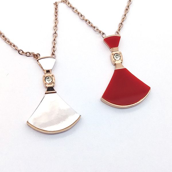 

designer jewelry titanium steel necklace popular in europe and america simple style clavicle chain stainless steel fashion designer necklace, Silver