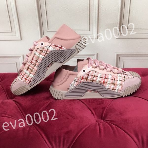 

2023 new casual shoes womens designer shoes travel leather lace-up sneaker fashion lady flat running trainers letters woman shoe platform me, Black