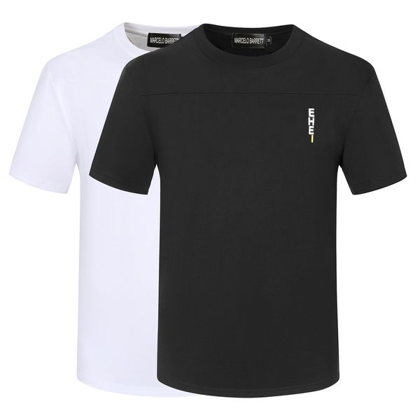 

marcelo berrett 2023ss new men's t-shirts mens designer brand t shirts women short sleeve italy fashion 3d printing quality 100% cotton, White;black